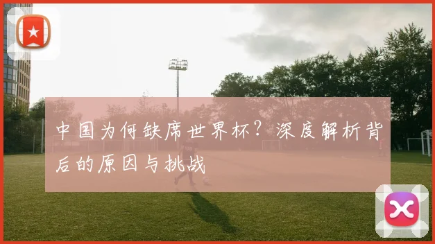 中国为何缺席世界杯？深度解析背后的原因与挑战